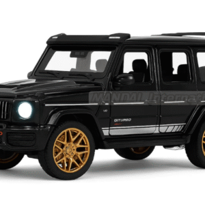 DieCast Mercedes Brabus Black Car 1:32, Openable Bonnet & Five Openable Doors with Light and Sound
